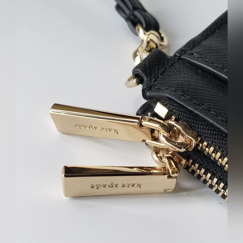 Kate Spade Madison Double Zip Wristlet in Black